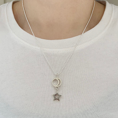 月・星ペンダント